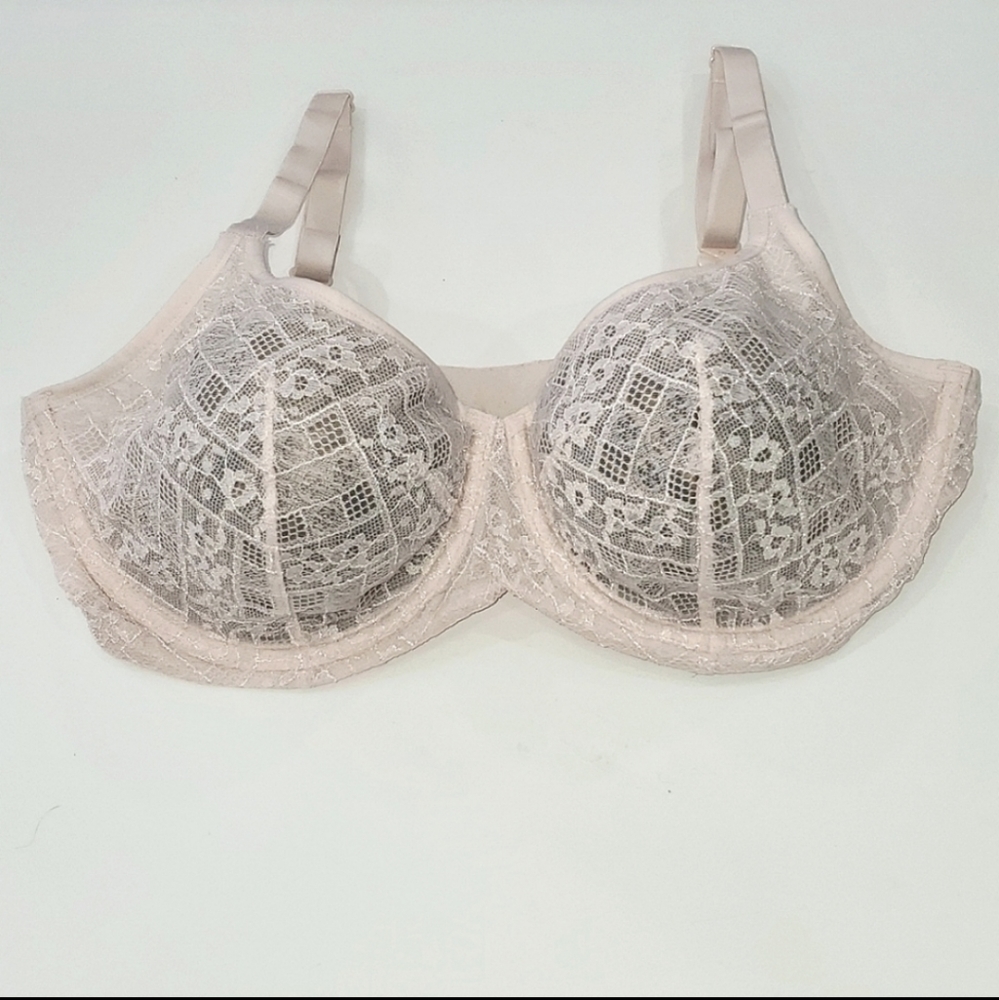 VS Unlined Demi Lace Bra 34DD